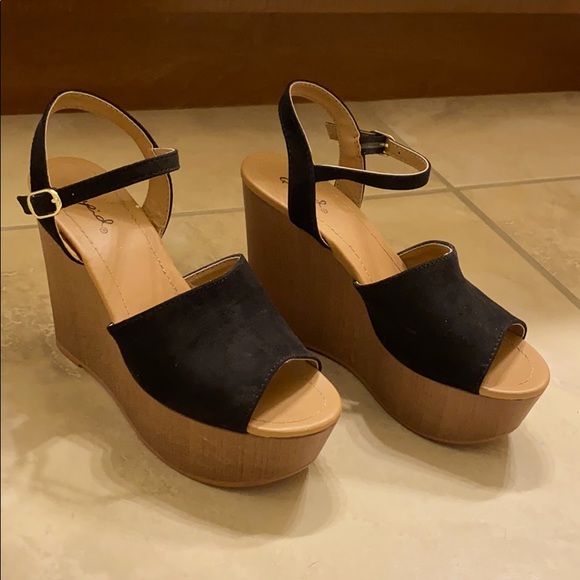 qupid sneaker wedges